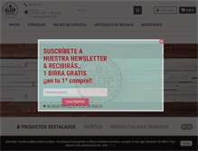 Tablet Screenshot of dcervezas.com